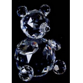 Large Optic Crystal Bear Figurine